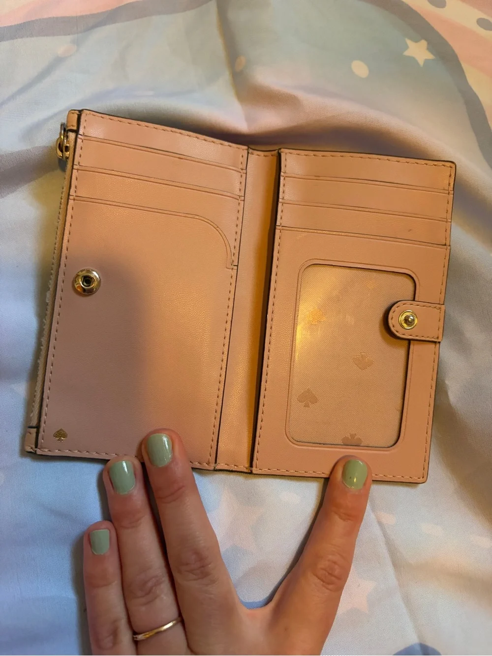 Kate spade Leather Wallet in Light pink